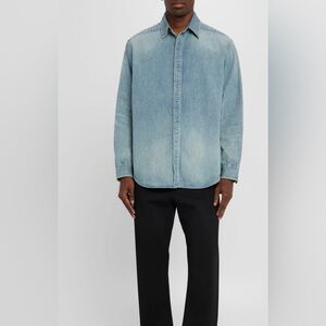 FEAR OF GOD OVERSIZED DENIM SHIRT- NEVER WORN- SIZE SMALL- PURCHASED FOR $595